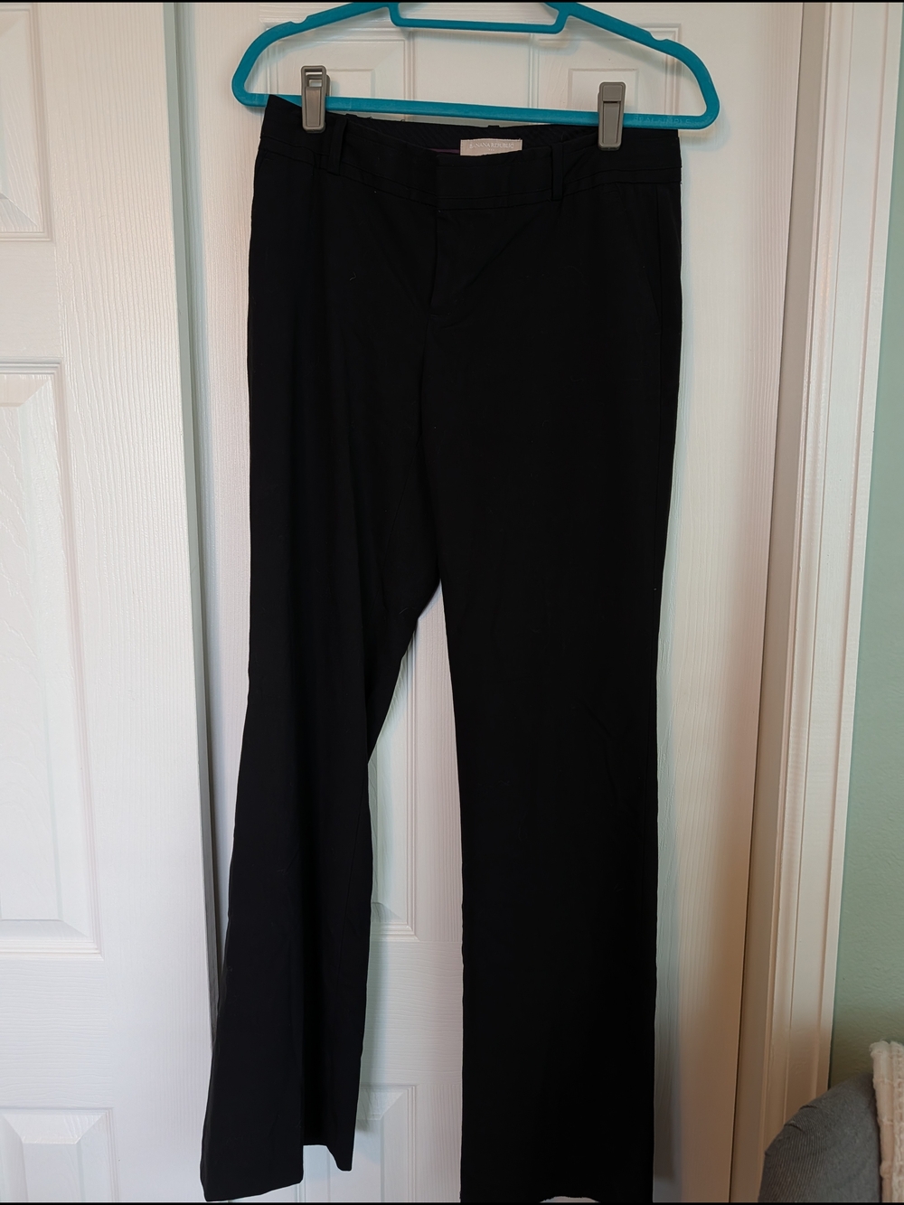 Banana Republic Black Women's Straight-Leg Trousers